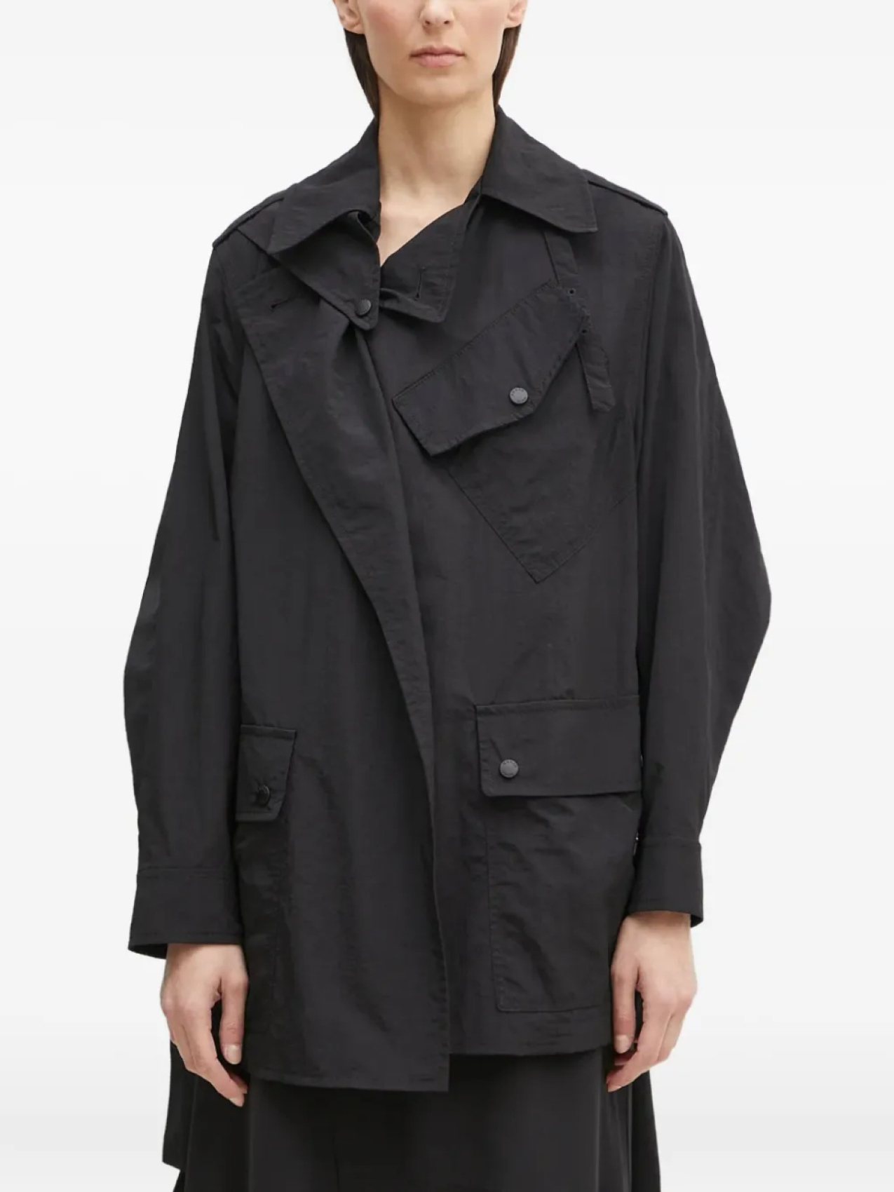 Пальто Kenzo с поясом, черный
Пальто Kenzo с поясом, черный