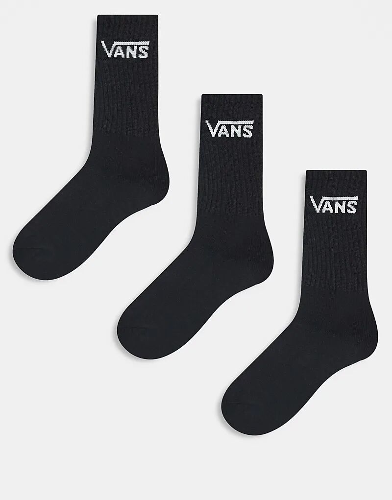 3 пары классических носков Vans черного цвета
3 пары классических носков Vans черного цвета