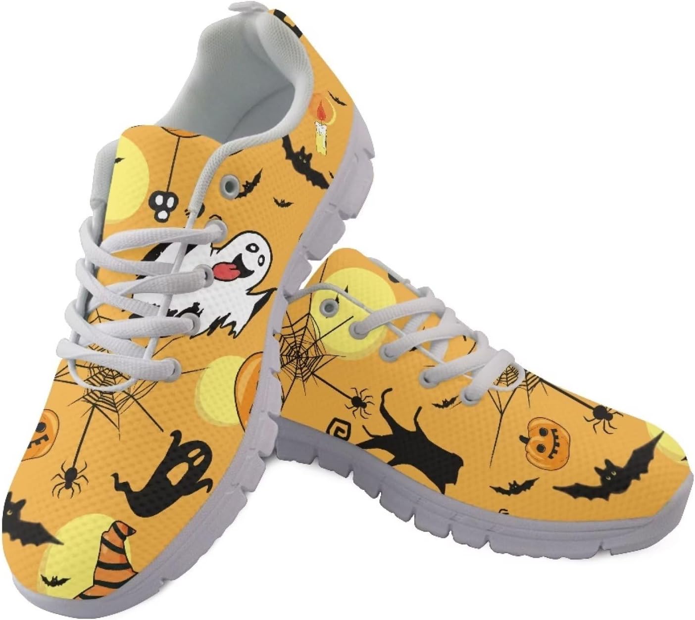 Мужские кроссовки GIFTPUZZ для занятий спортом и бегом, дышащие сетчатые теннисные кроссовки с нескользящей подошвой, для тренировок в зале и путешествий, с мягкой нескользящей подошвой, Cartoon Halloween Ghost
Мужские кроссовки GIFTPUZZ для занятий спортом и бегом, дышащие сетчатые теннисные кроссовки с нескользящей подошвой, для тренировок в зале и путешествий, с мягкой нескользящей подошвой, Cartoon Halloween Ghost