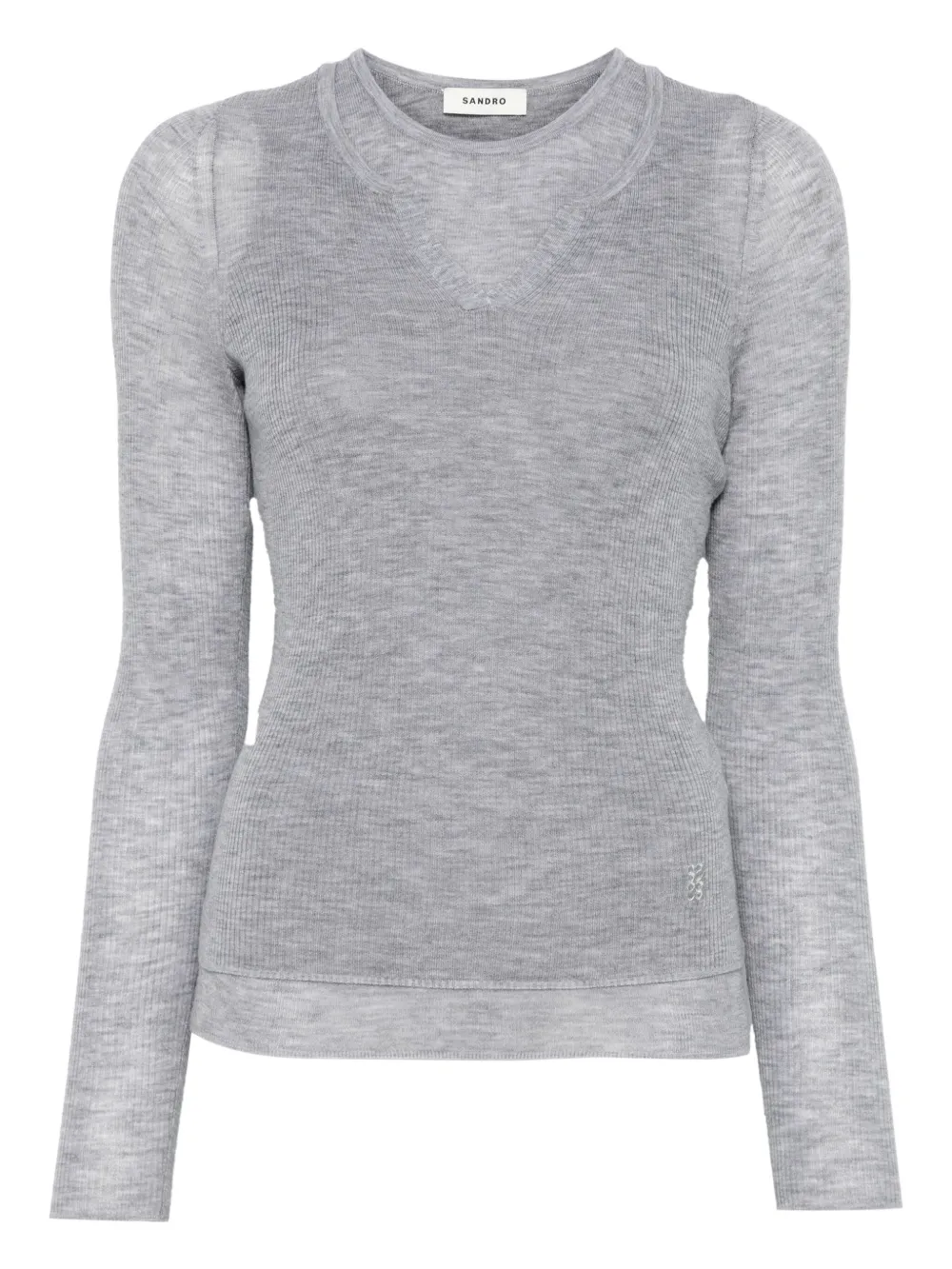Шерстяной свитер SANDRO, серый
Шерстяной свитер SANDRO, серый