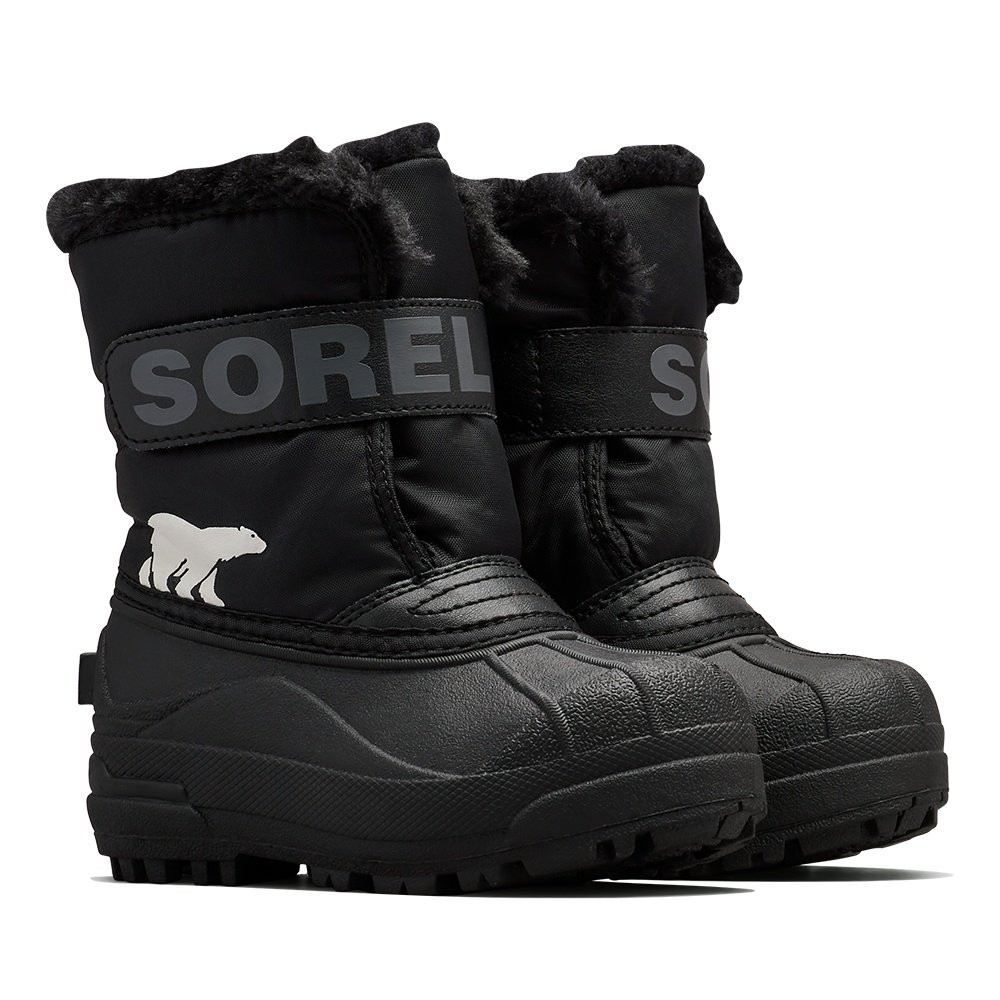 Зимние ботинки Sorel Snow Commander (для маленьких детей), Black/Charcoal
Зимние ботинки Sorel Snow Commander (для маленьких детей), Black/Charcoal
