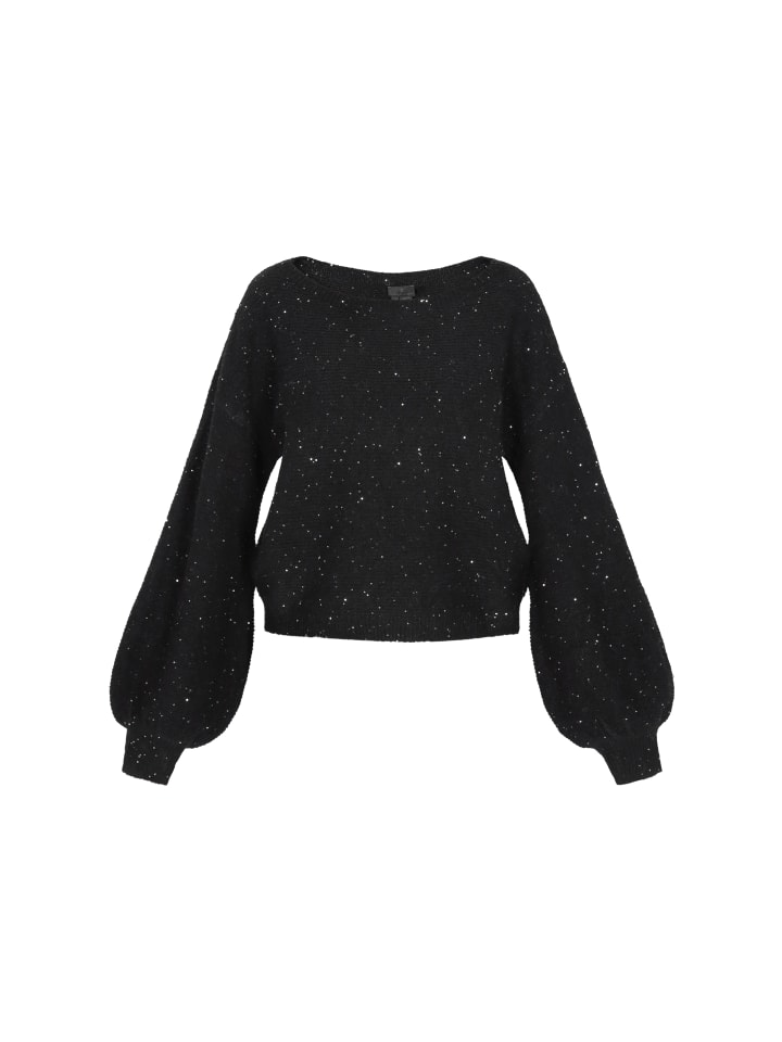 Женский свитер черного цвета DreiMaster
Женский свитер черного цвета DreiMaster