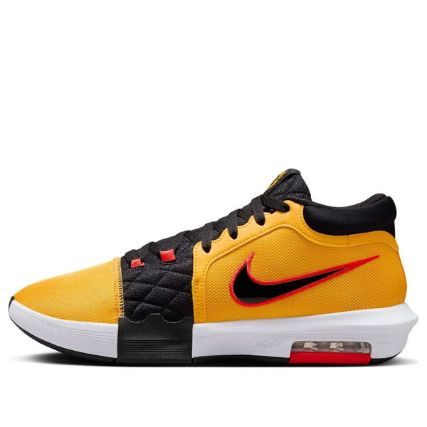 Кроссовки lebron witness 8 ep 'university gold black white' Nike, золотой 
Кроссовки lebron witness 8 ep 'university gold black white' Nike, золотой