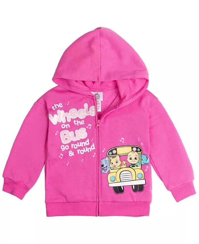 Флисовая толстовка на молнии JJ для маленьких девочек Cocomelon, розовый
Флисовая толстовка на молнии JJ для маленьких девочек Cocomelon, розовый