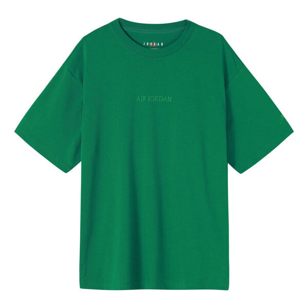 Футболка x словесный знак Air Jordan, зеленый 
Футболка x словесный знак Air Jordan, зеленый