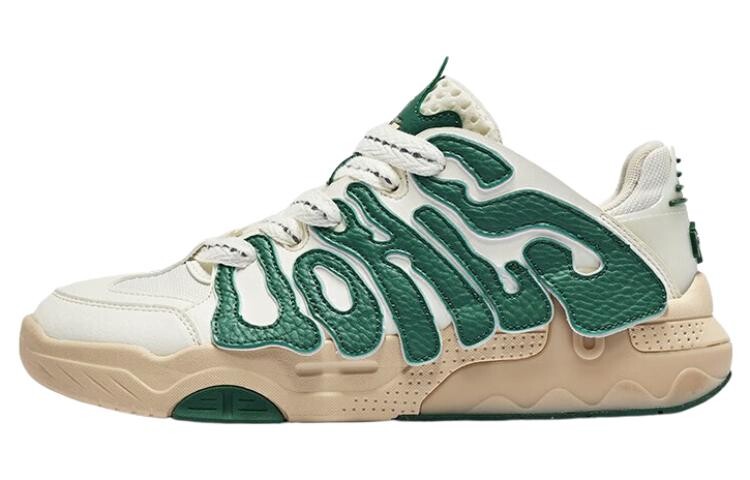 Кеды мужские, обувь для скейтбординга низкая белый/зеленый Qiaodan
Кеды мужские, обувь для скейтбординга низкая белый/зеленый Qiaodan