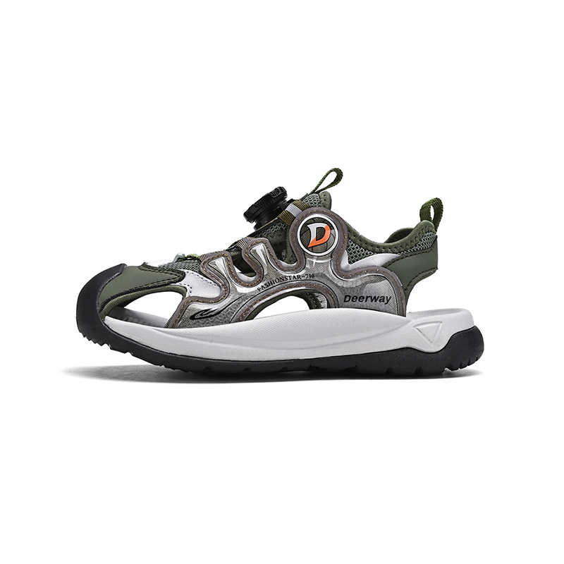 Детские сандалии с противоскользящей подошвой, устойчивые к истиранию, дышащие, легкие, с амортизацией DEERWAY, зеленый
Детские сандалии с противоскользящей подошвой, устойчивые к истиранию, дышащие, легкие, с амортизацией DEERWAY, зеленый