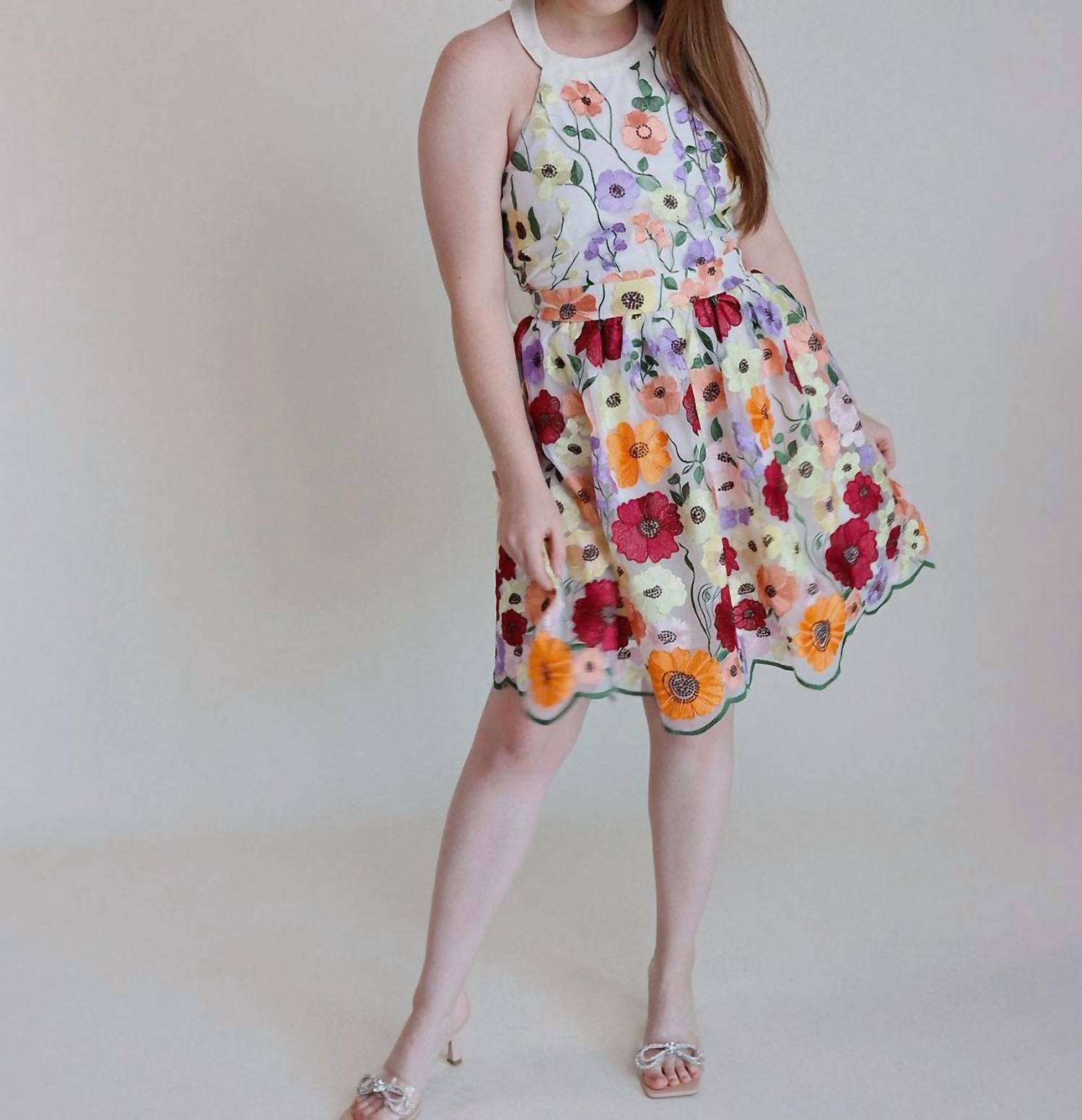 Мини-платье Seraphina Halter в разноцветном исполнении Just Me, мультиколор
Мини-платье Seraphina Halter в разноцветном исполнении Just Me, мультиколор