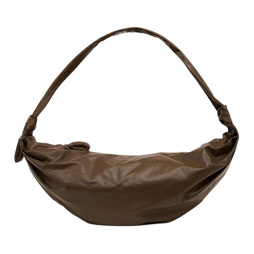 Lemaire Кожаная сумка-круассан Женская большая сумка через плечо Темно-оливковая
Lemaire Кожаная сумка-круассан Женская большая сумка через плечо Темно-оливковая