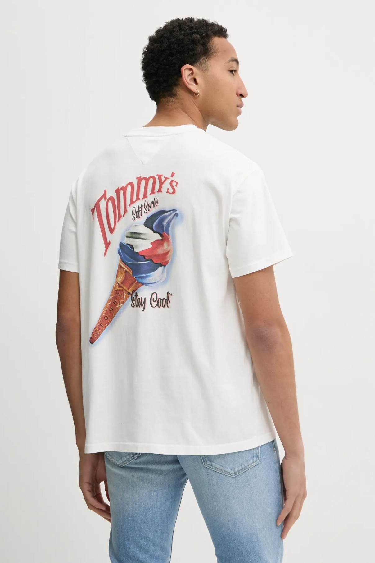 Хлопковая футболка Tommy Jeans, бежевый
Хлопковая футболка Tommy Jeans, бежевый