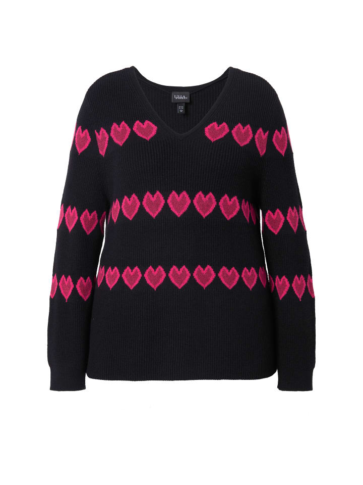 Пуловер Ulla Popken, черный
Пуловер Ulla Popken, черный