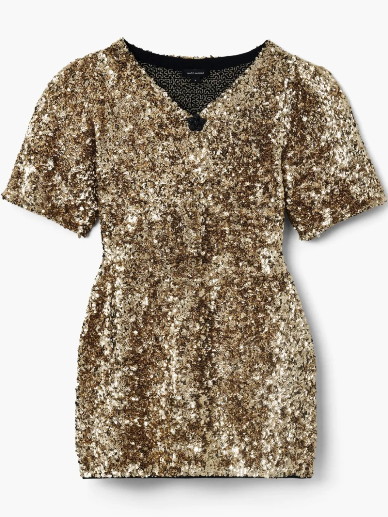 Marc Jacobs платье мини с пайетками, золотой
Marc Jacobs платье мини с пайетками, золотой