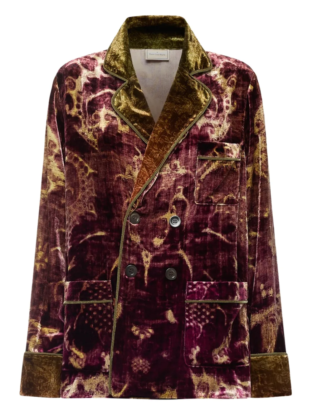 Вельветовый жакет с дамасским узором Pierre-Louis Mascia, коричневый
Вельветовый жакет с дамасским узором Pierre-Louis Mascia, коричневый