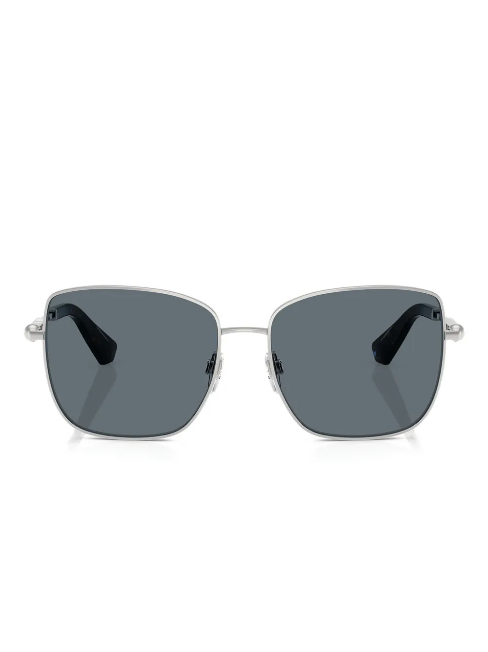 Солнцезащитные очки в оправе 'бабочка' Burberry Eyewear, серебяный 
Солнцезащитные очки в оправе 'бабочка' Burberry Eyewear, серебяный