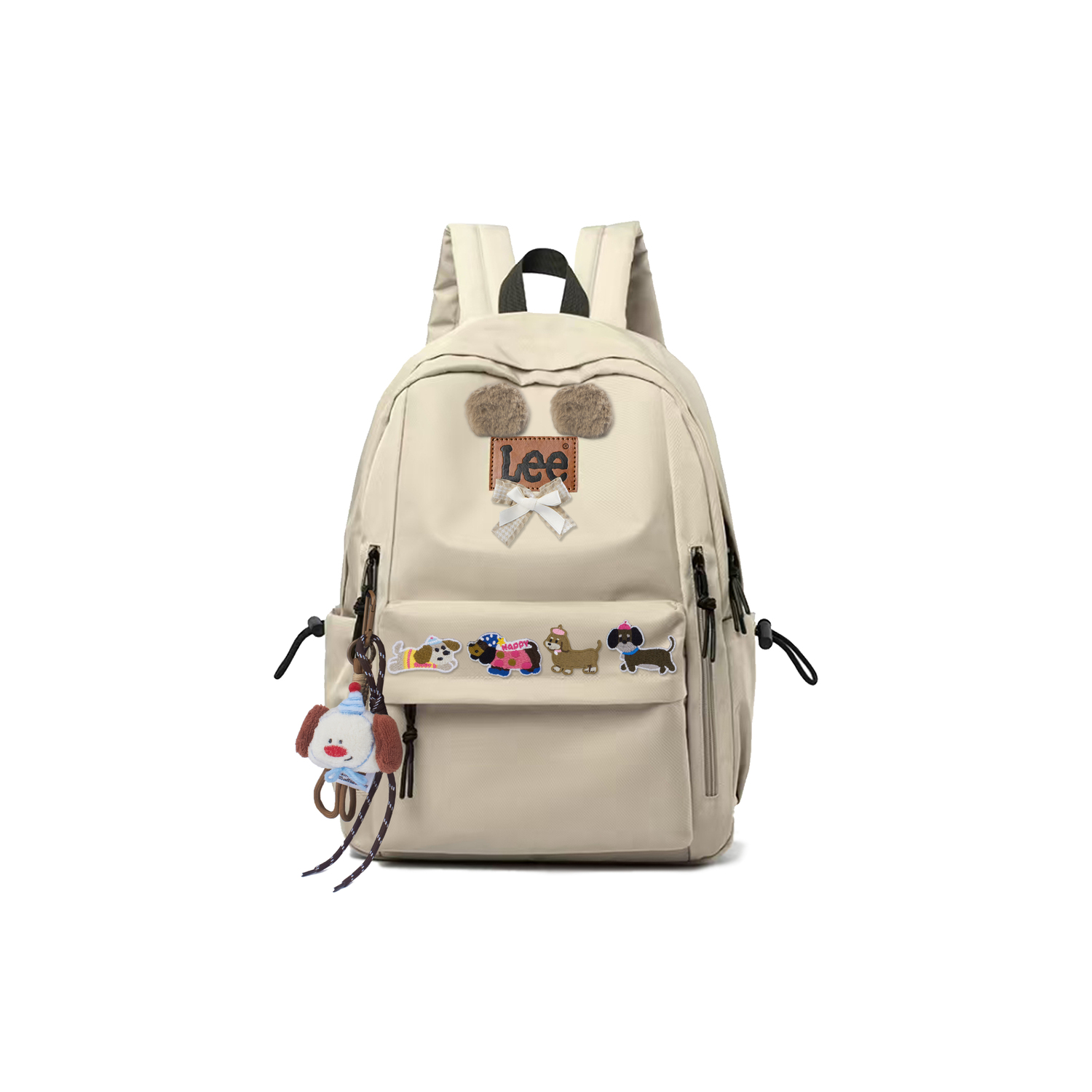 Lee Тканевый рюкзак средний унисекс кремовый абрикосовый медведь, Cute Dog Paradise
Lee Тканевый рюкзак средний унисекс кремовый абрикосовый медведь, Cute Dog Paradise