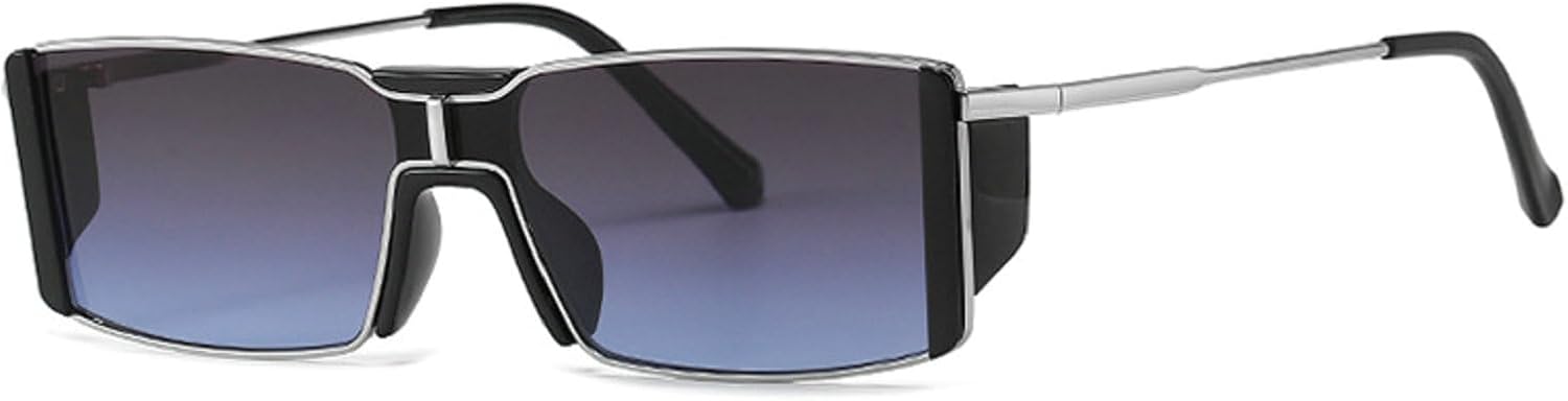 Модные квадратные солнцезащитные очки для женщин и мужчин, 2024 год, стильные винтажные, роскошные, в стиле панк, классические черные, женские очки UV400 Melrose, Grey Blue
Модные квадратные солнцезащитные очки для женщин и мужчин, 2024 год, стильные винтажные, роскошные, в стиле панк, классические черные, женские очки UV400 Melrose, Grey Blue