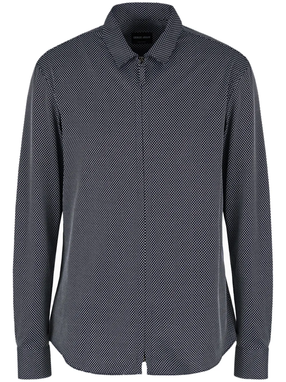 Рубашка на молнии с геометричным узором GIORGIO ARMANI, синий
Рубашка на молнии с геометричным узором GIORGIO ARMANI, синий