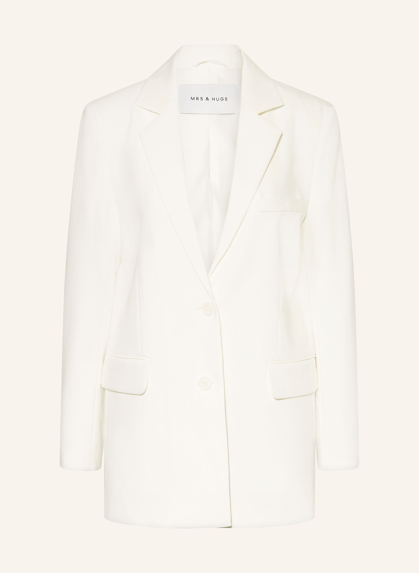 Длинный блейзер Mrs & Hugs, белый
Длинный блейзер Mrs & Hugs, белый