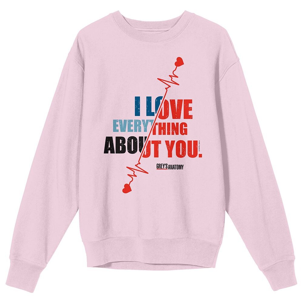 Толстовка с рисунком Greys Anatomy I Love для юниоров Licensed Character, розовый
Толстовка с рисунком Greys Anatomy I Love для юниоров Licensed Character, розовый