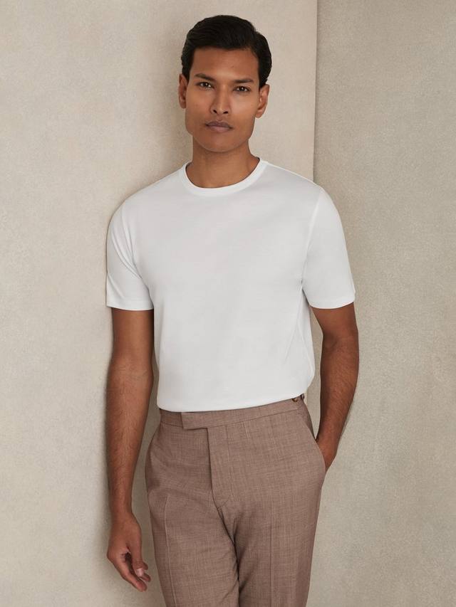 Хлопчатобумажная футболка обычного покроя с коротким рукавом count Reiss, белый
Хлопчатобумажная футболка обычного покроя с коротким рукавом count Reiss, белый