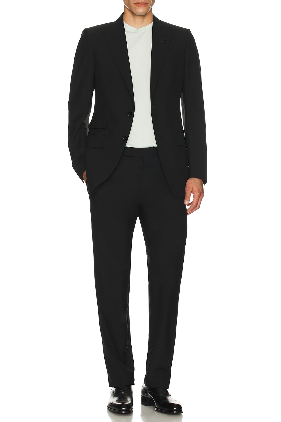 Лиоцелловая хлопковая футболка с круглым вырезом Tom Ford, Glass Green
Лиоцелловая хлопковая футболка с круглым вырезом Tom Ford, Glass Green