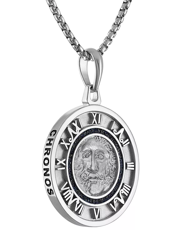 Мужское ожерелье с подвеской «Бог времени» из стерлингового серебра, 24 дюйма + удлинитель 2 дюйма Bulova, silver-tone
Мужское ожерелье с подвеской «Бог времени» из стерлингового серебра, 24 дюйма + удлинитель 2 дюйма Bulova, silver-tone