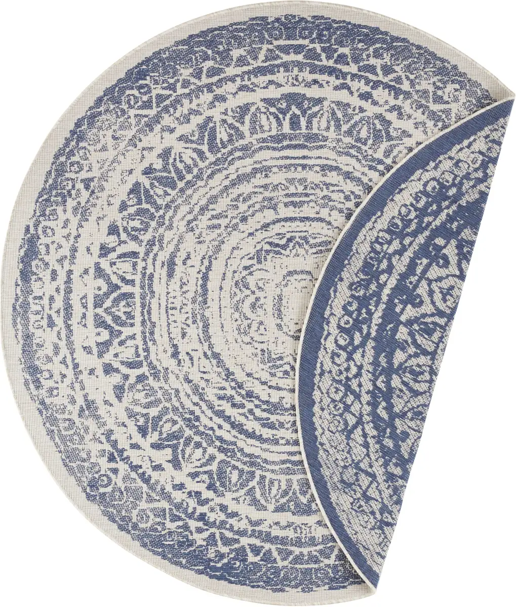 Ковер Freundin Home Collection "Rosica", круглый, для дома и улицы, устойчивый к атмосферным воздействиям, для балкона, сада, гостиной, водонепроницаемый Ø 200 см, кремовый/синий
Ковер Freundin Home Collection "Rosica", круглый, для дома и улицы, устойчивый к атмосферным воздействиям, для балкона, сада, гостиной, водонепроницаемый Ø 200 см, кремовый/синий