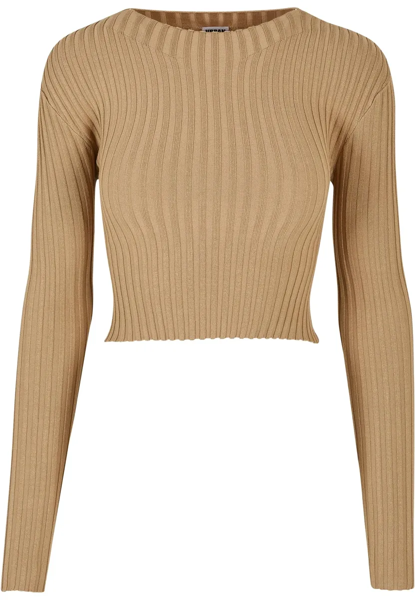 Свитер с круглым вырезом URBAN CLASSICS " Urban Classics Ladies Короткий вязаный свитер в рубчик с перекрученной спинкой", бежевый
Свитер с круглым вырезом URBAN CLASSICS " Urban Classics Ladies Короткий вязаный свитер в рубчик с перекрученной спинкой", бежевый