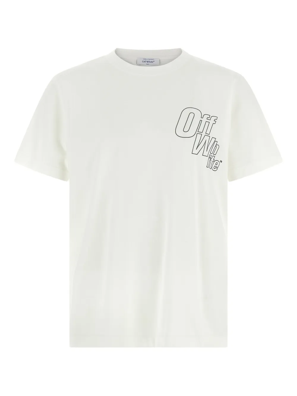 Хлопковая футболка Off-White, белый
Хлопковая футболка Off-White, белый