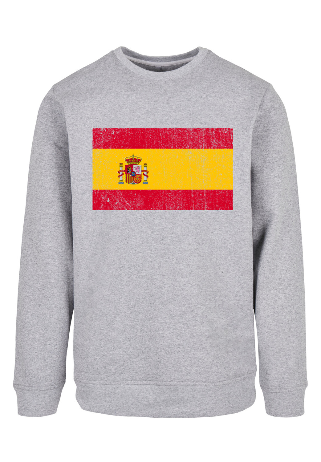 Пуловер F4NT4STIC Sweatshirt Spain Spanien Flagge distressed, цвет grau meliert
Пуловер F4NT4STIC Sweatshirt Spain Spanien Flagge distressed, цвет grau meliert