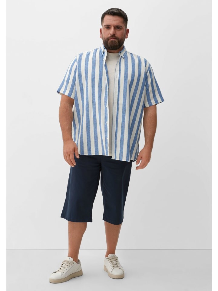 Тканевые шорты s.Oliver Short keine Beinlänge, синий
Тканевые шорты s.Oliver Short keine Beinlänge, синий