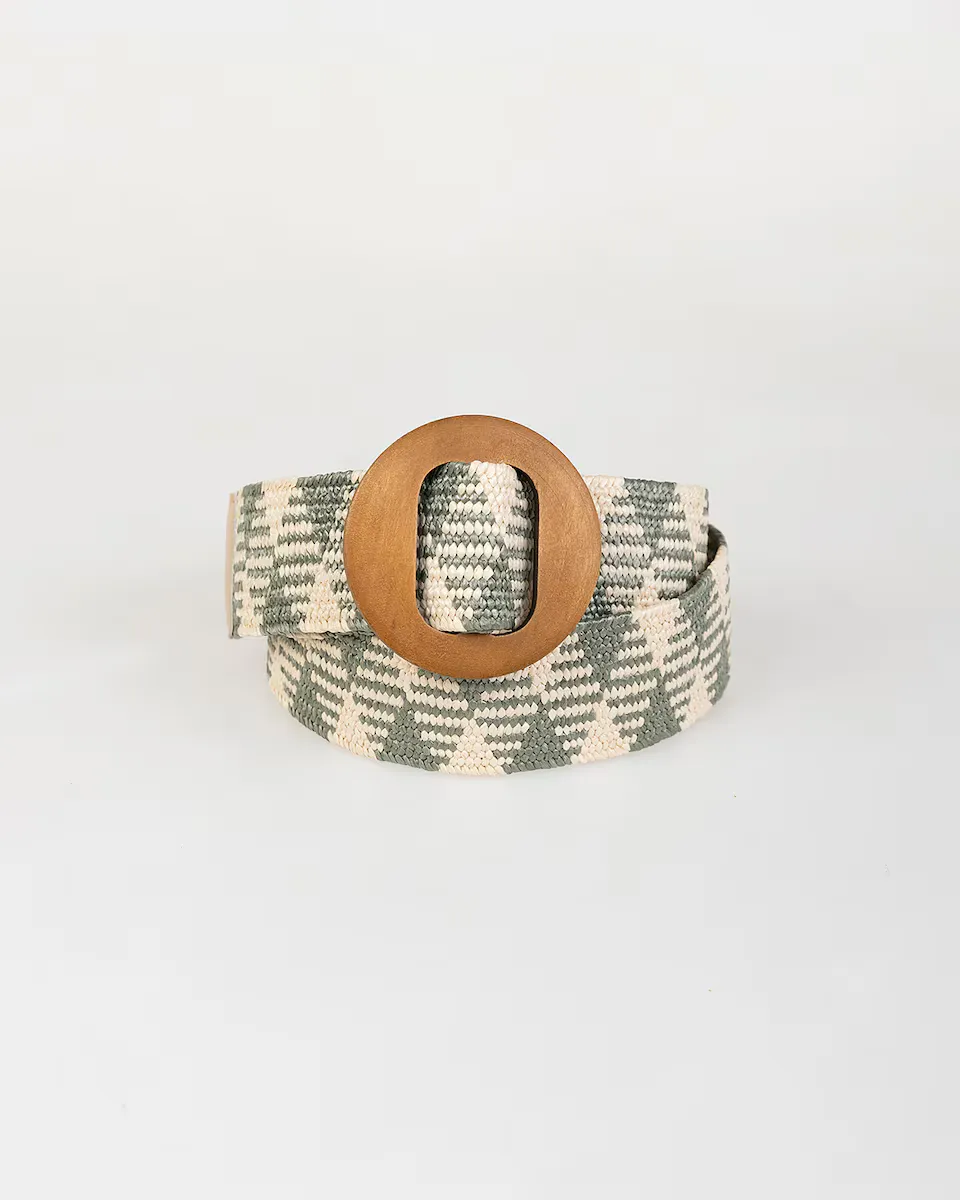 Эластичный пояс с жаккардовым эффектом и круглой пряжкой System Action, мультиколор
Эластичный пояс с жаккардовым эффектом и круглой пряжкой System Action, мультиколор