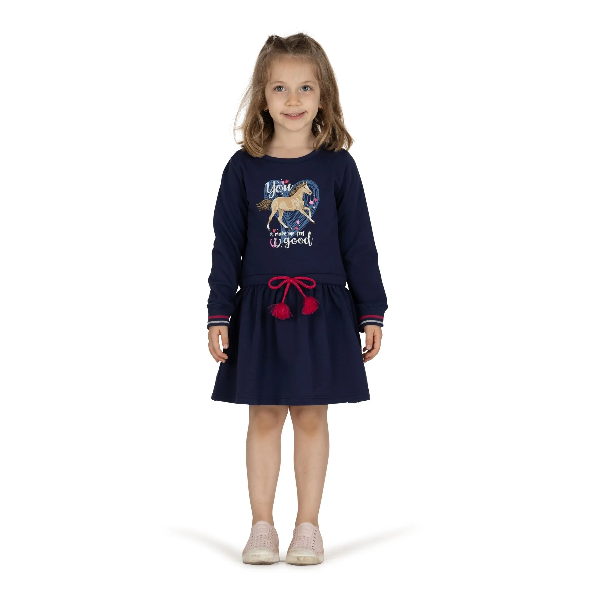 Трикотажное платье SALT AND PEPPER «Star Stable» с искусным мотивом лошади, цвет blau
Трикотажное платье SALT AND PEPPER «Star Stable» с искусным мотивом лошади, цвет blau