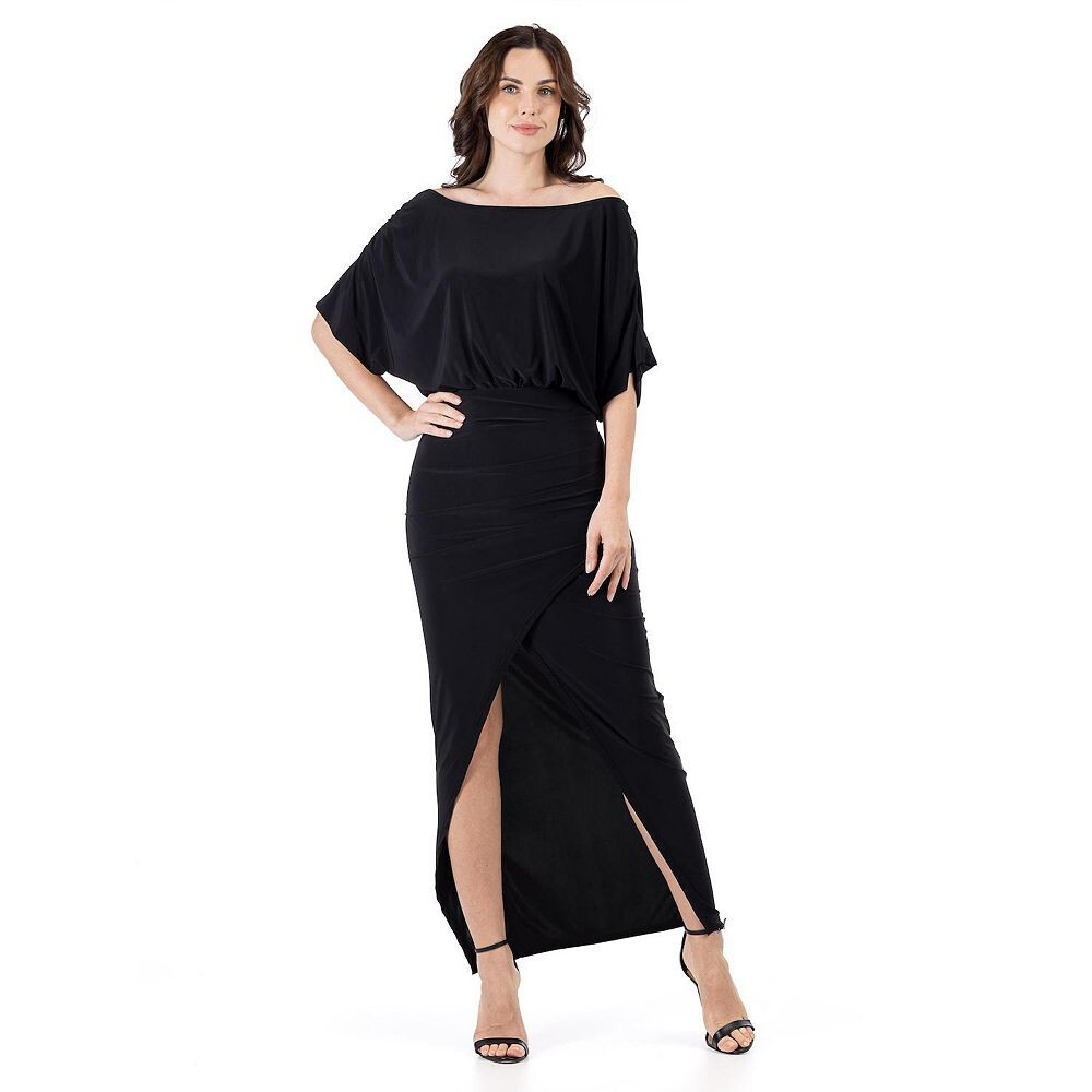 Женское платье макси 24Seven Comfort Apparel с длинными рукавами и V-образным вырезом с разрезом по бокам, черный
Женское платье макси 24Seven Comfort Apparel с длинными рукавами и V-образным вырезом с разрезом по бокам, черный
