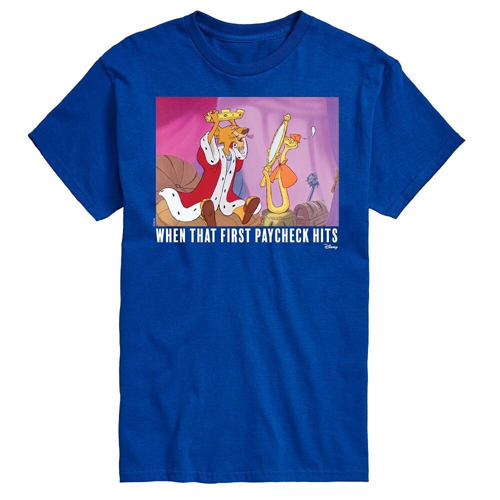 Мужская футболка с рисунком Робин Гуда Disney's, синий
Мужская футболка с рисунком Робин Гуда Disney's, синий