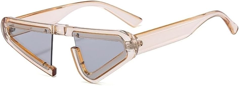 Винтажные уникальные солнцезащитные очки «кошачий глаз» для женщин, модные полуободковые очки с градиентным переходом цвета, защита от УФ-излучения UV400, мужские треугольные солнцезащитные очки SKFGNX, Champagne Light Grey
Винтажные уникальные солнцезащитные очки «кошачий глаз» для женщин, модные полуободковые очки с градиентным переходом цвета, защита от УФ-излучения UV400, мужские треугольные солнцезащитные очки SKFGNX, Champagne Light Grey