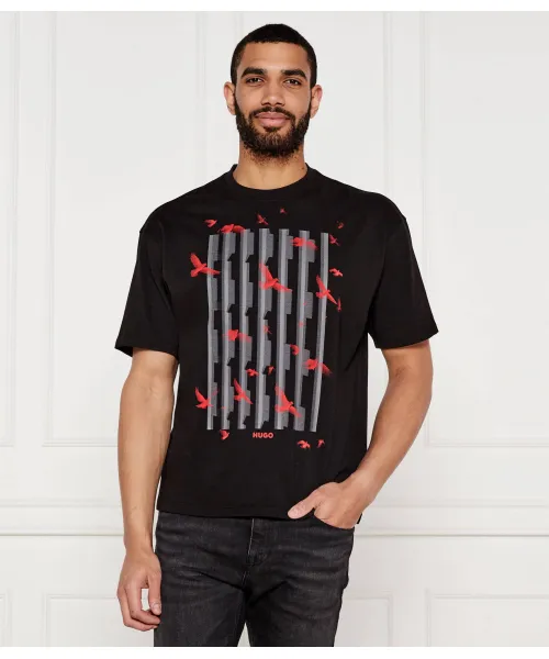 Футболка с диграфом Loose fit Hugo, черный
Футболка с диграфом Loose fit Hugo, черный