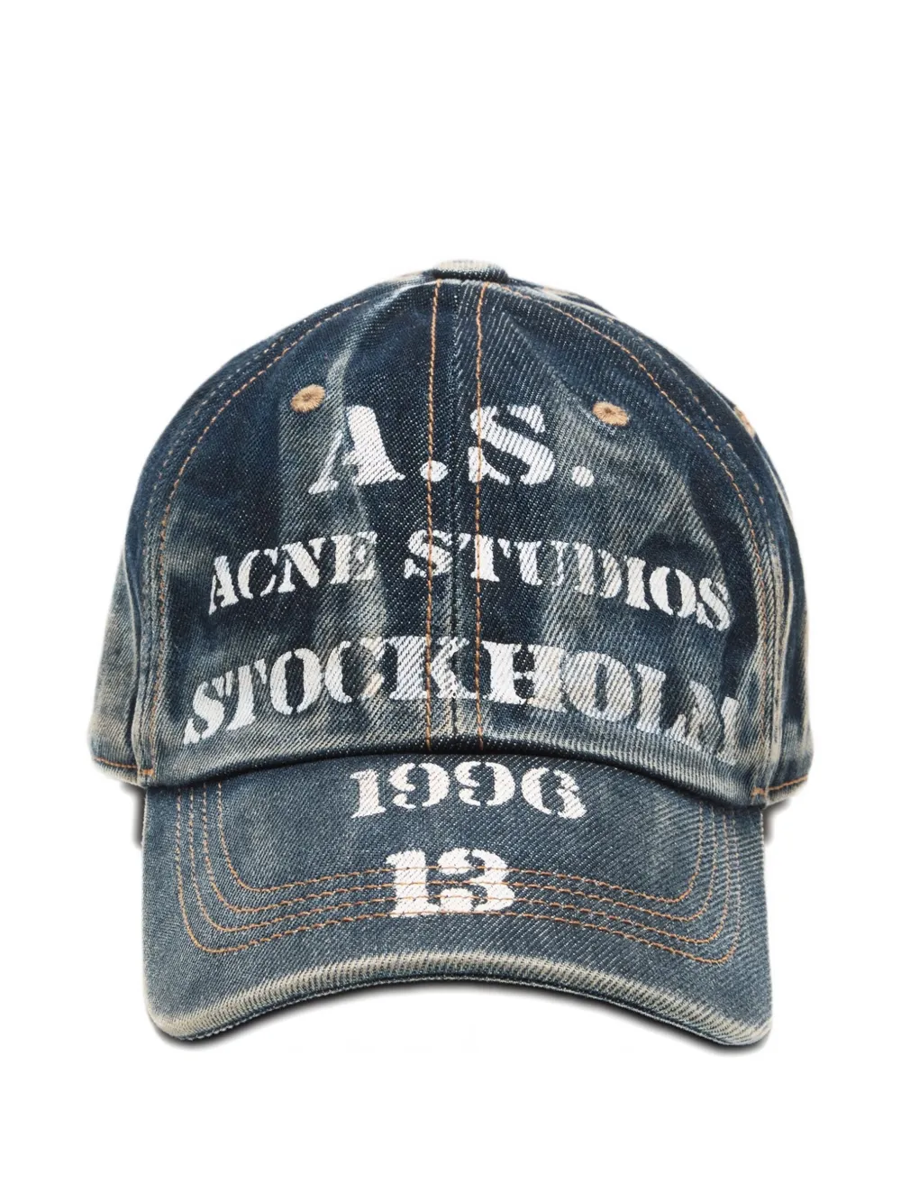 Бейсболка с принтом логотипа Acne Studios, синий
Бейсболка с принтом логотипа Acne Studios, синий