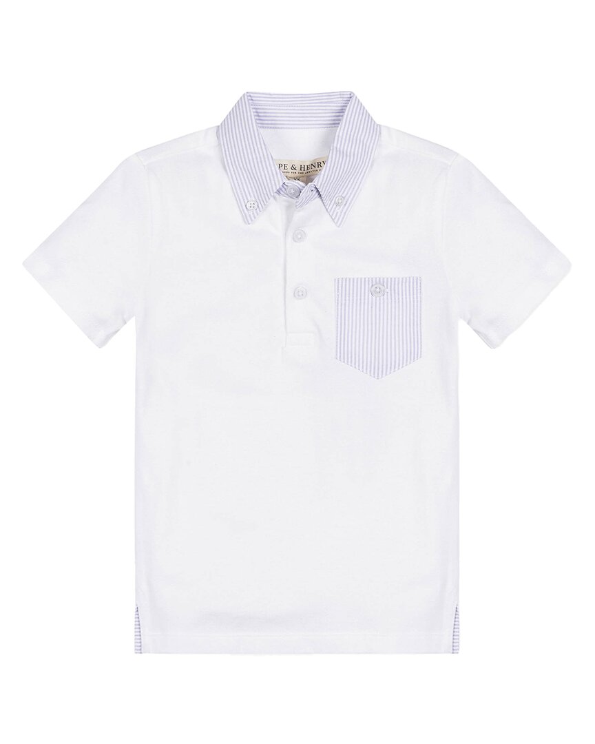 Hope & Henry Вязаная поло, белый
Hope & Henry Вязаная поло, белый