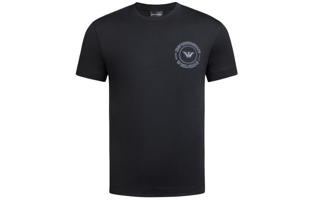 Футболка с вышитым логотипом EMPORIO ARMANI, черная
Футболка с вышитым логотипом EMPORIO ARMANI, черная