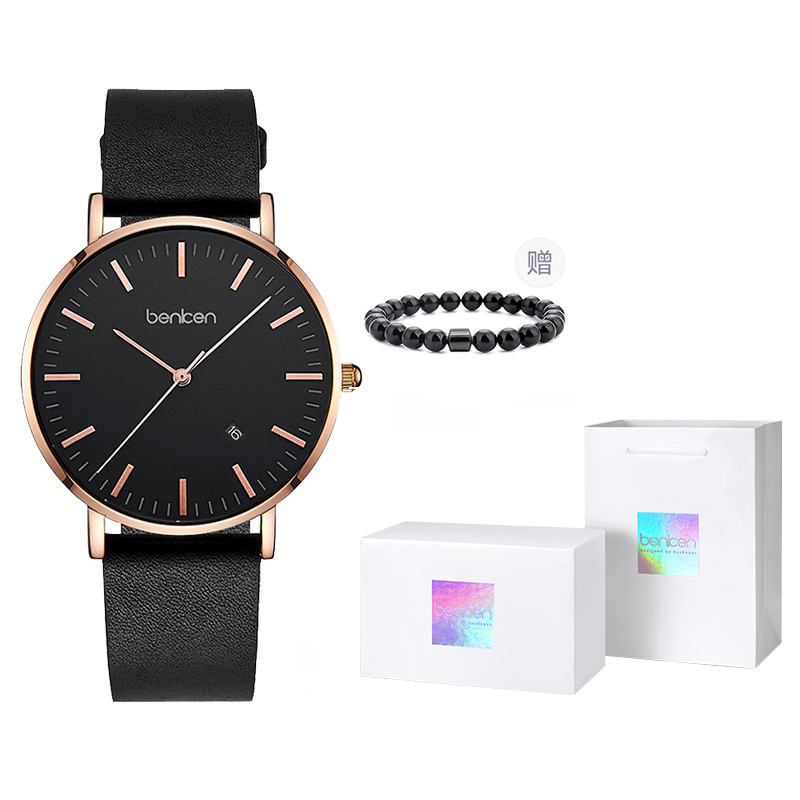Кварцевые часы на стальном браслете для мужчин с черным циферблатом BENKEN
Кварцевые часы на стальном браслете для мужчин с черным циферблатом BENKEN