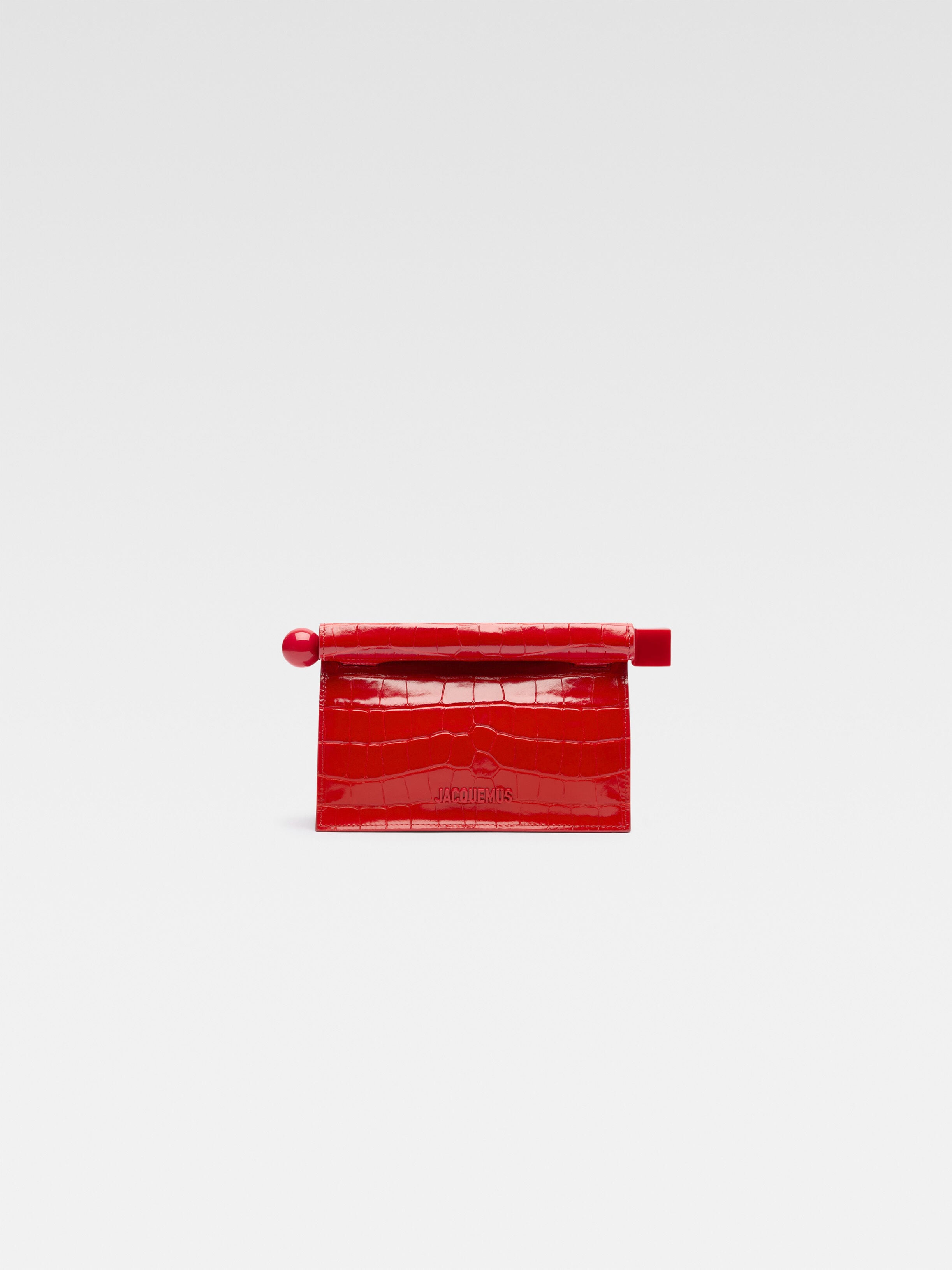 Мини-сумка take-away JACQUEMUS The small Rond Carré clutch, красный
Мини-сумка take-away JACQUEMUS The small Rond Carré clutch, красный