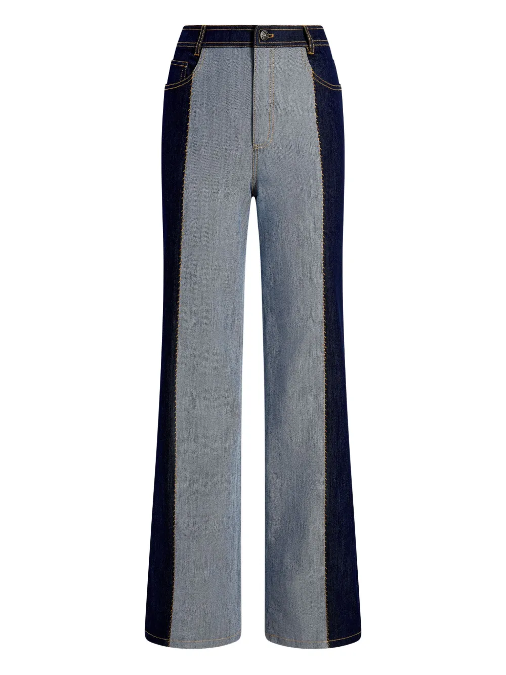 Джинсы Francine с контрастными вставками Cinq A Sept, синий 
Джинсы Francine с контрастными вставками Cinq A Sept, синий