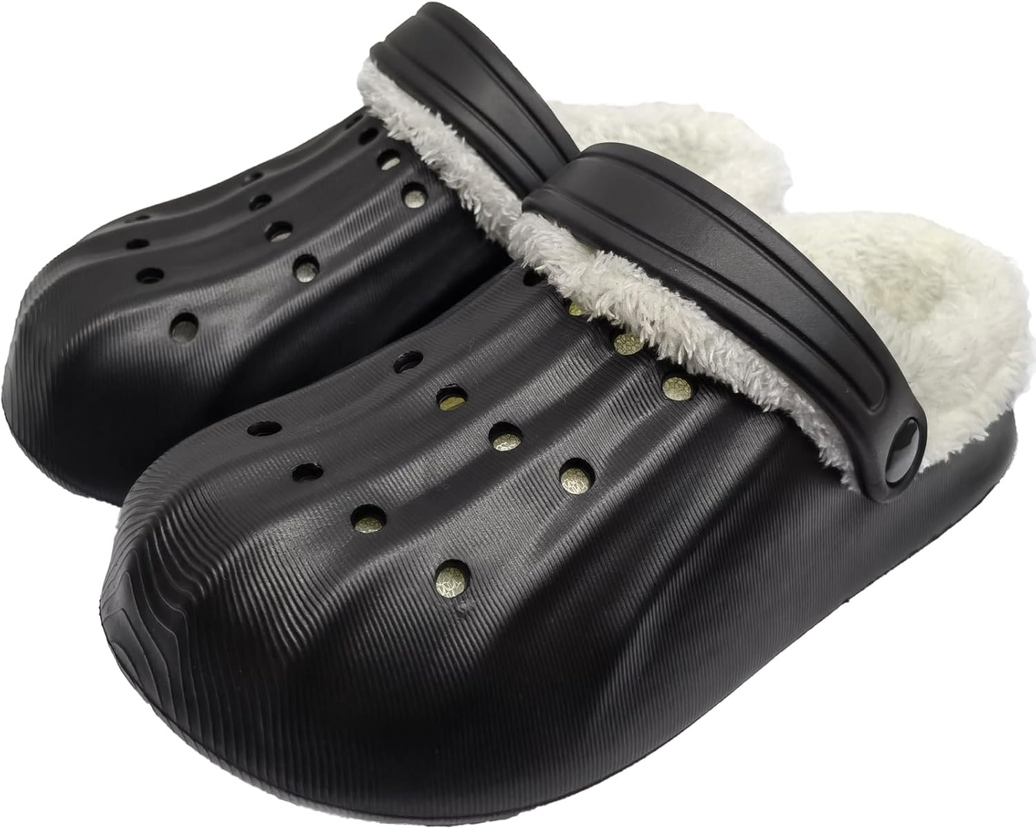 Fdskwky Унисекс-взрослые пушистые сабо для улицы: садовая обувь на меховой подкладке для женщин и мужчин, зимние нескользящие теплые домашние тапочки без шнурков, белый/черный
Fdskwky Унисекс-взрослые пушистые сабо для улицы: садовая обувь на меховой подкладке для женщин и мужчин, зимние нескользящие теплые домашние тапочки без шнурков, белый/черный