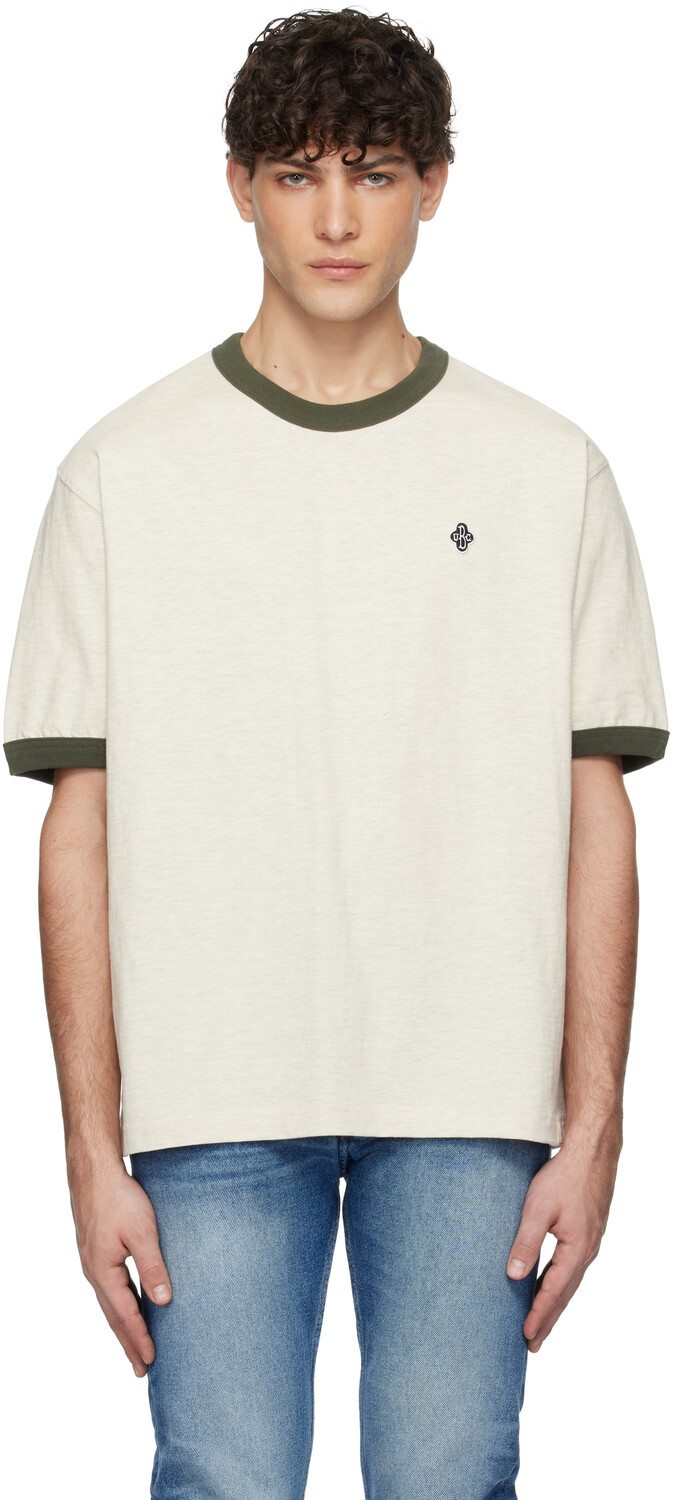 Футболка с надписью «UBC» Ringer от Off-White Uniform Bridge
Футболка с надписью «UBC» Ringer от Off-White Uniform Bridge