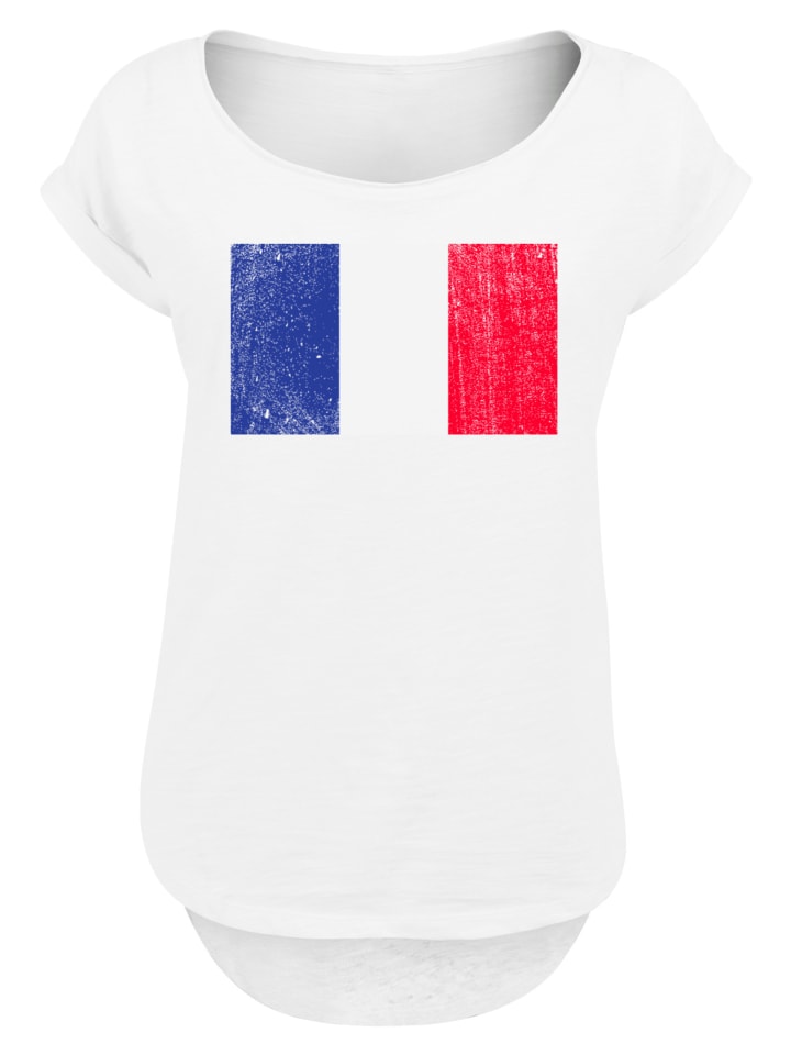 F4NT4STIC Футболка удлиненного кроя с потертым рисунком белого флага, на котором изображен французский флаг, Белый, F4NT4STIC Футболка удлиненного кроя с потертым рисунком белого флага, на котором изображен французский флаг
F4NT4STIC Футболка удлиненного кроя с потертым рисунком белого флага, на котором изображен французский флаг, Белый, F4NT4STIC Футболка удлиненного кроя с потертым рисунком белого флага, на котором изображен французский флаг