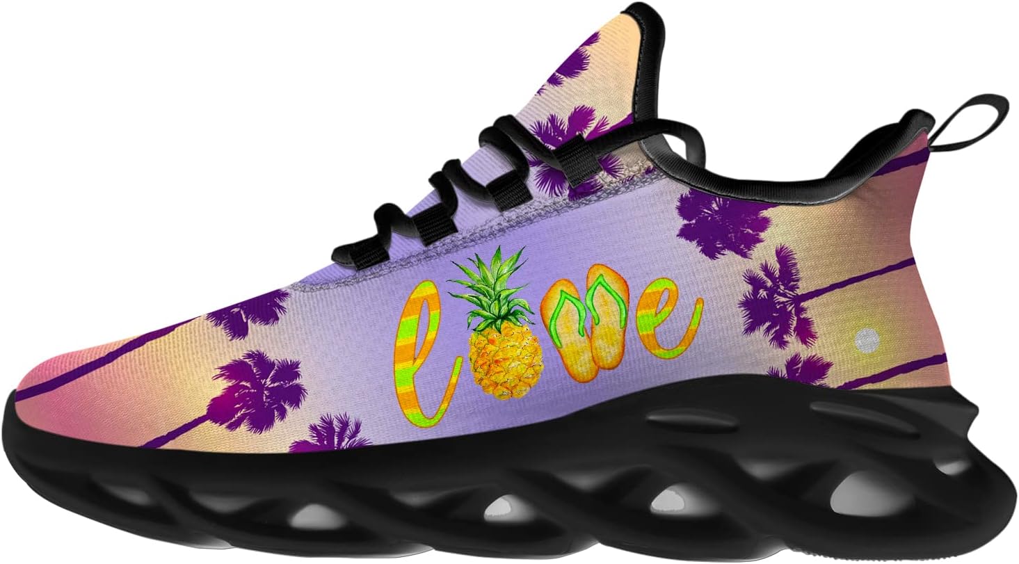 Кроссовки Ciadoon с ананасом для женщин и мужчин, для бега по дороге, спортивной ходьбы, тенниса, легкие летние тропические кроссовки, подарок для него и для нее, желтый
Кроссовки Ciadoon с ананасом для женщин и мужчин, для бега по дороге, спортивной ходьбы, тенниса, легкие летние тропические кроссовки, подарок для него и для нее, желтый