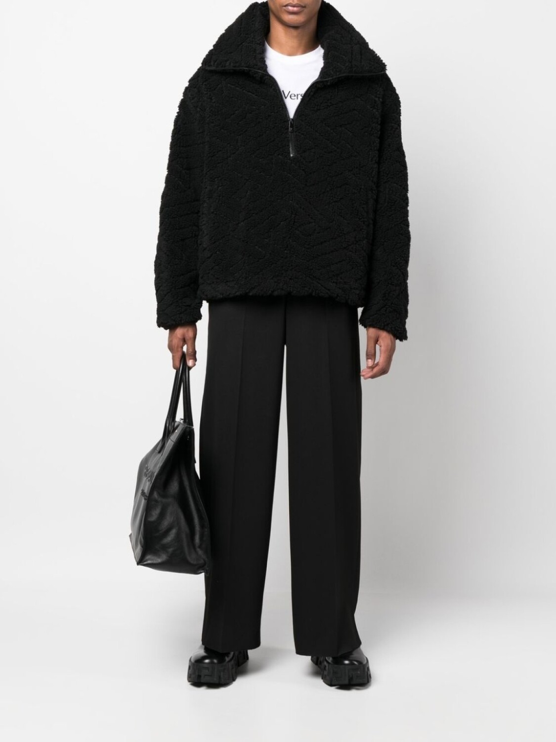 Фактурная куртка Versace, черный
Фактурная куртка Versace, черный