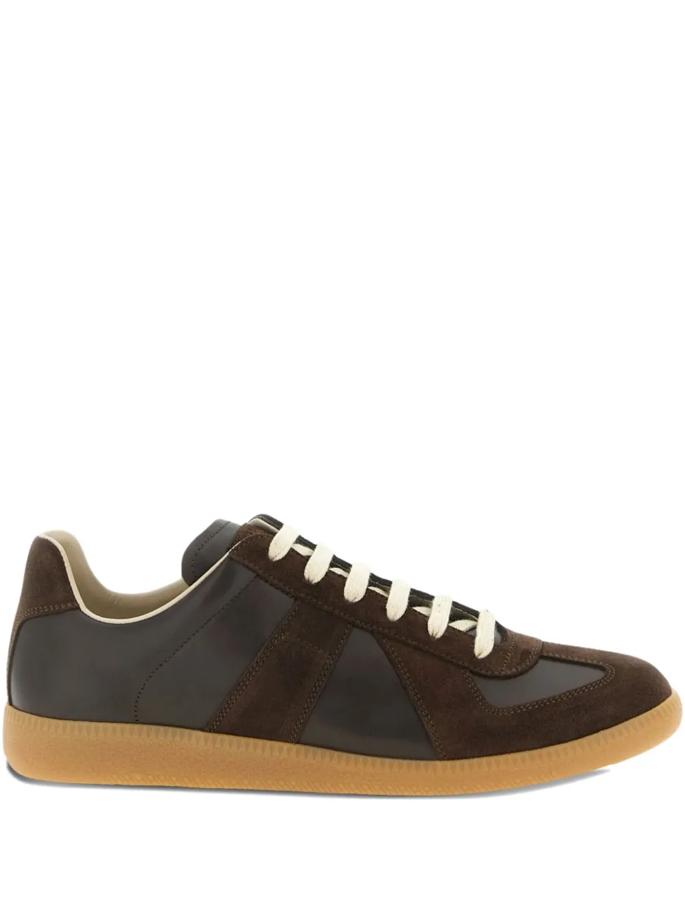 Кроссовки с замшевыми вставками MAISON MARGIELA, коричневый
Кроссовки с замшевыми вставками MAISON MARGIELA, коричневый
