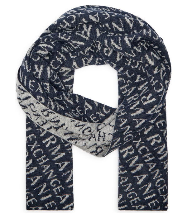 Шарф мужской Armani Exchange с добавлением шерсти с фирменным принтом, синий
Шарф мужской Armani Exchange с добавлением шерсти с фирменным принтом, синий